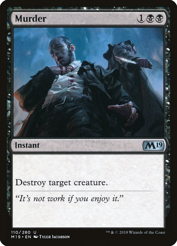 Image for Murder (110) - Magic: The Gathering