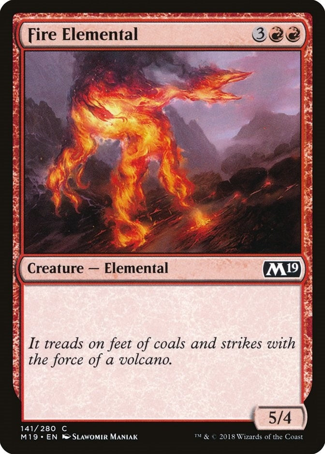 Image for Fire Elemental (141) - Magic: The Gathering