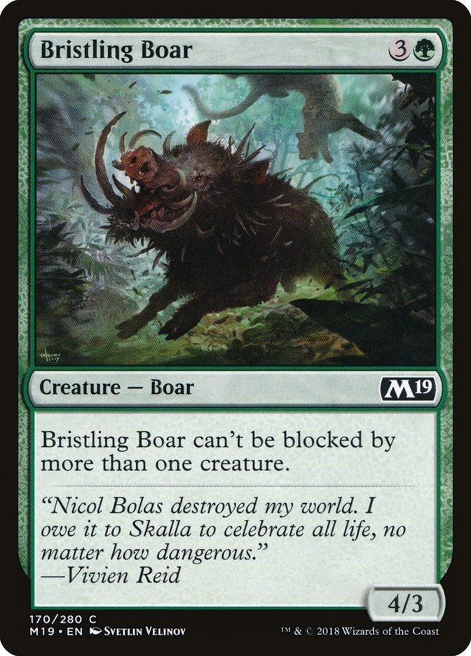 Image for Bristling Boar (170) - Magic: The Gathering