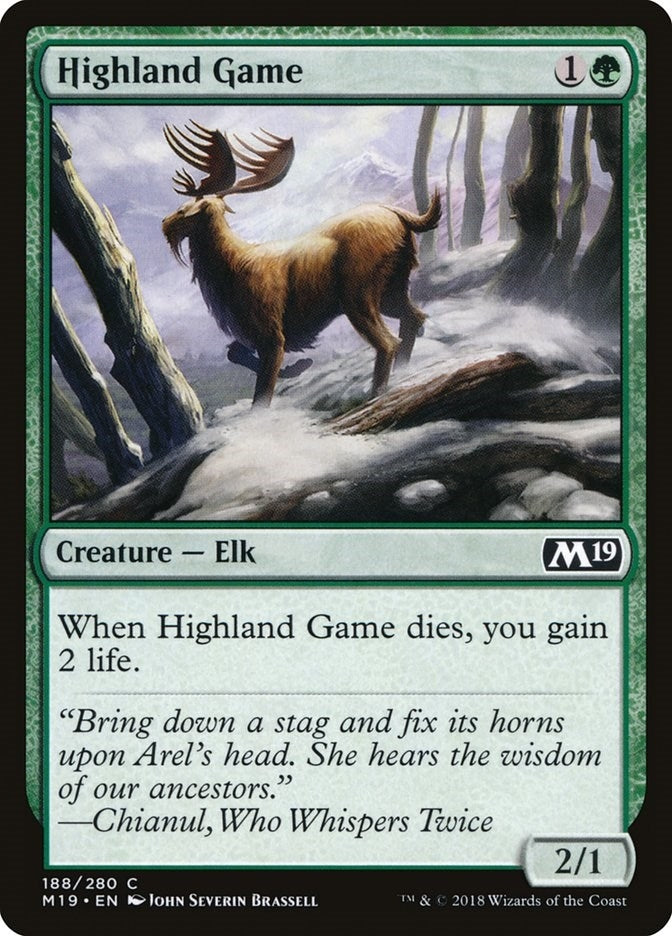 Image for Highland Game (188) - Magic: The Gathering