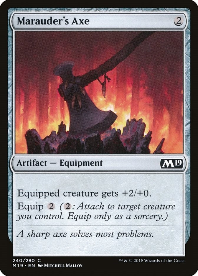 Image for Marauder's Axe (240) - Magic: The Gathering