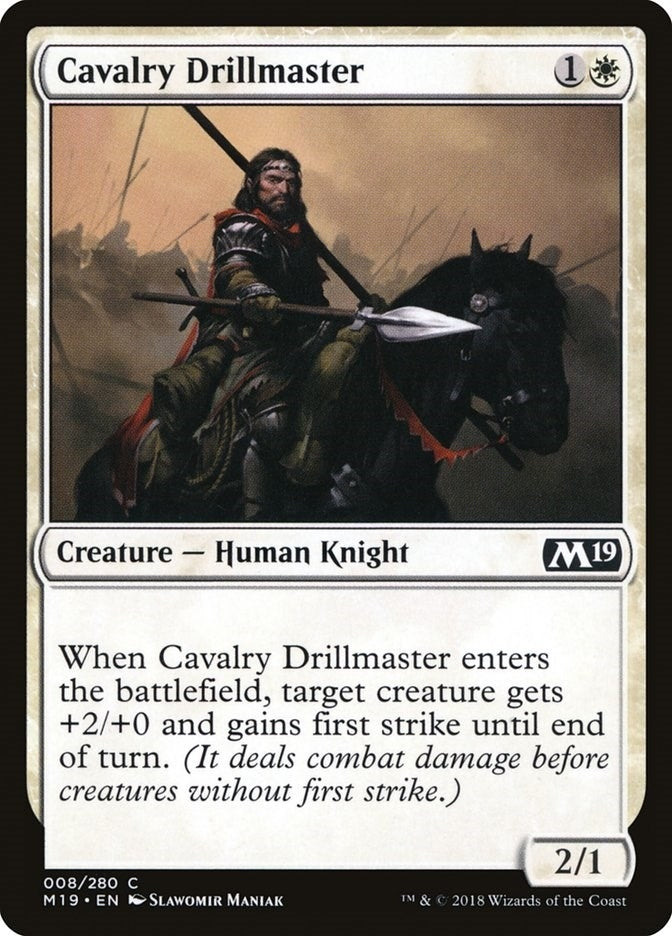 Image for Cavalry Drillmaster (8) - Magic: The Gathering