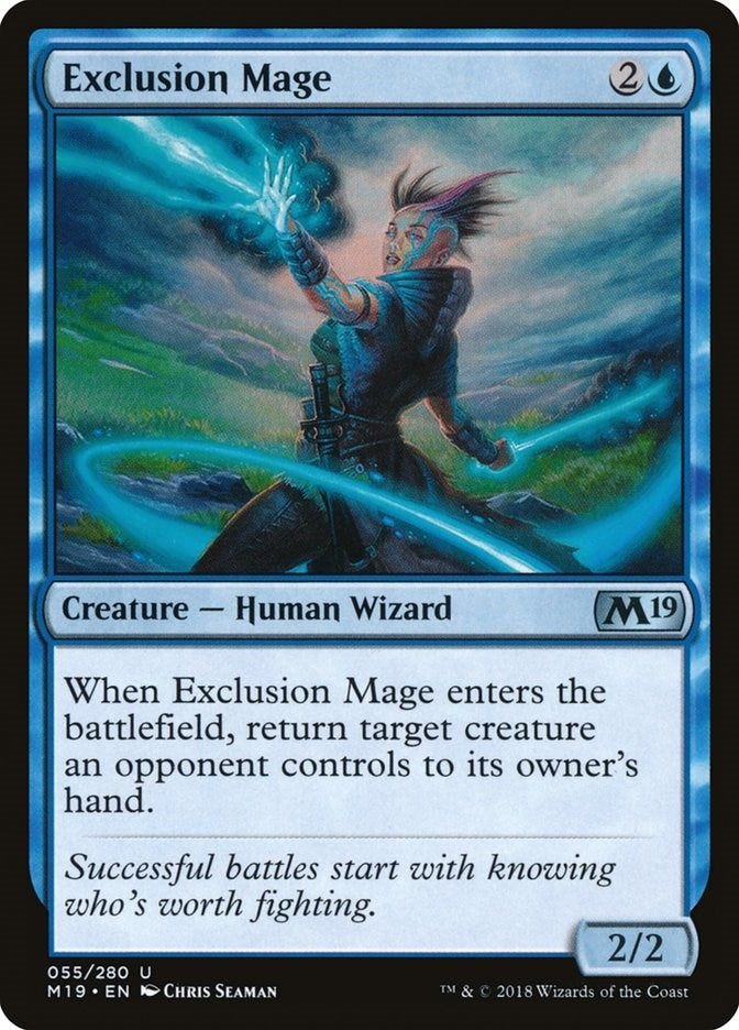 Image for Exclusion Mage (55) - Magic: The Gathering