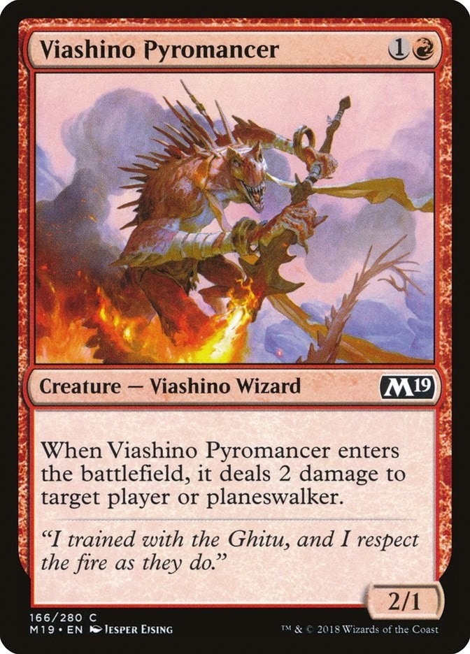 Image for Viashino Pyromancer (166) - Magic: The Gathering
