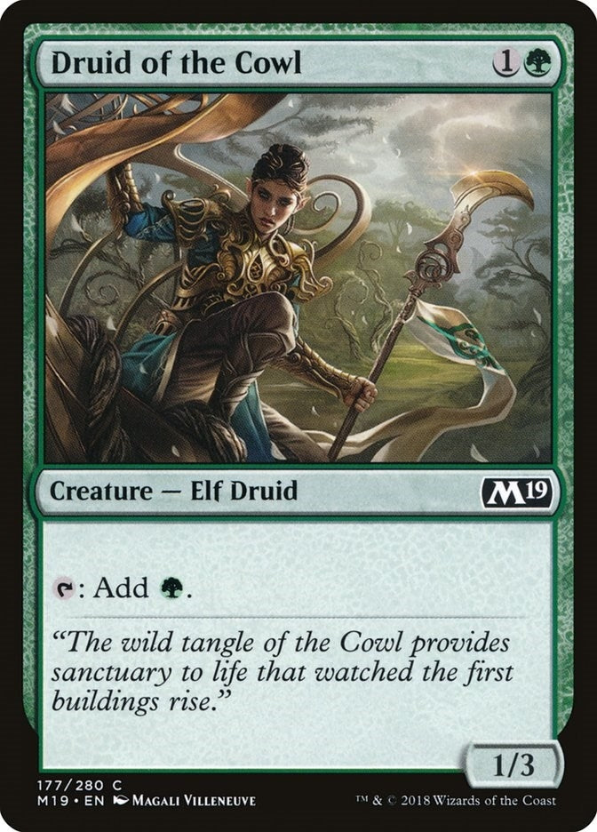 Image for Druid of the Cowl (177) - Magic: The Gathering