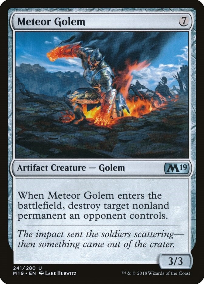 Image for Meteor Golem (241) - Magic: The Gathering
