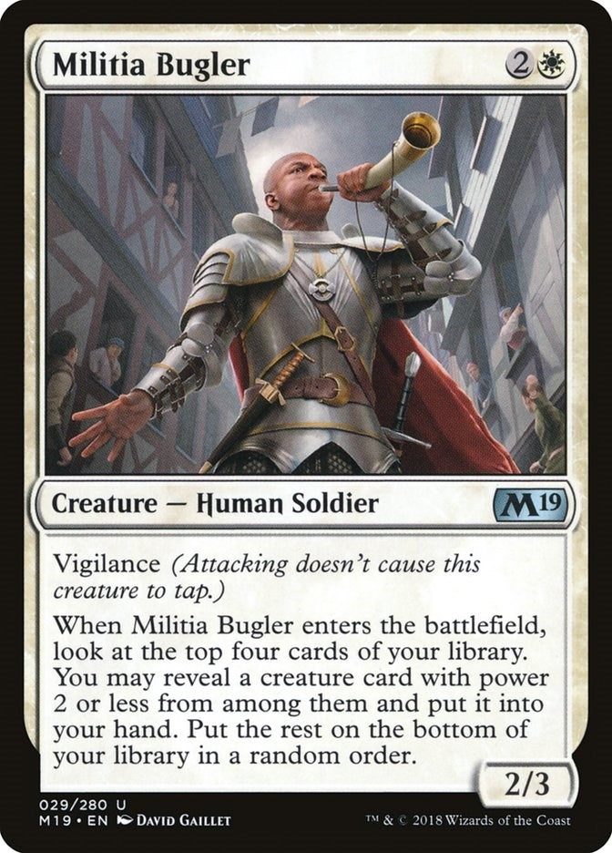 Image for Militia Bugler (29) - Magic: The Gathering