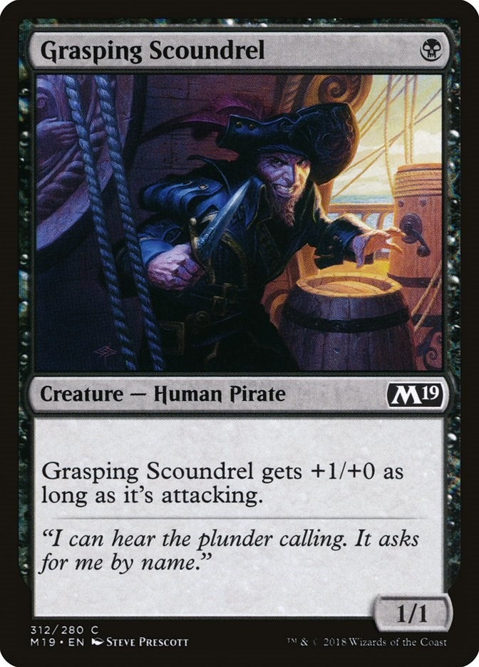 Image for Grasping Scoundrel (312) - Magic: The Gathering