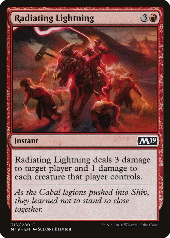 Image for Radiating Lightning (313) - Magic: The Gathering