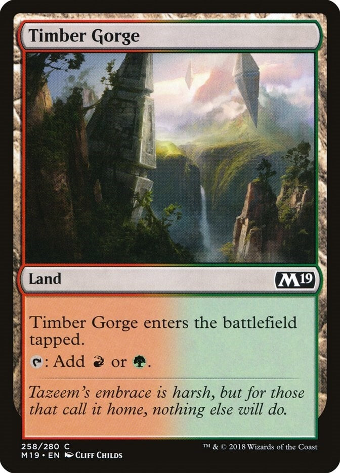 Image for Timber Gorge (258) - Magic: The Gathering