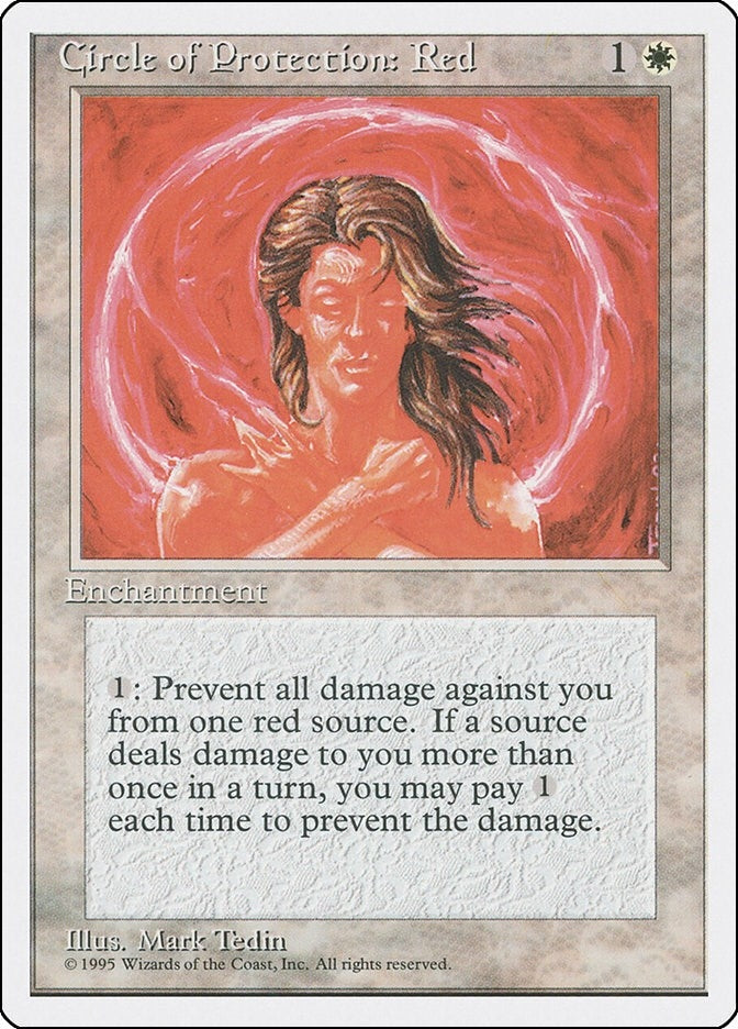 Image for Circle of Protection: Red - Magic: The Gathering