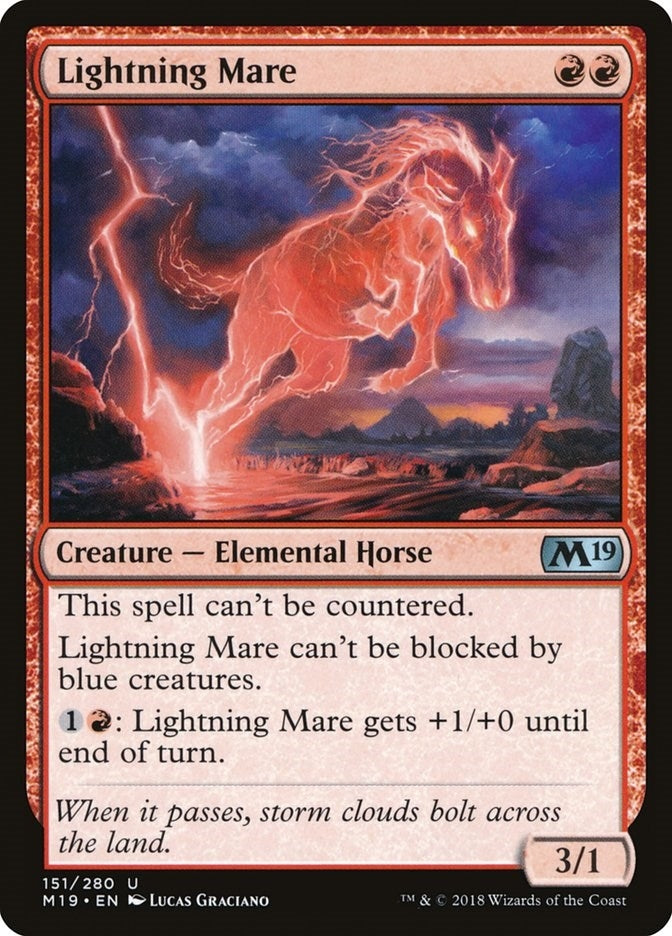 Image for Lightning Mare (151) - Magic: The Gathering