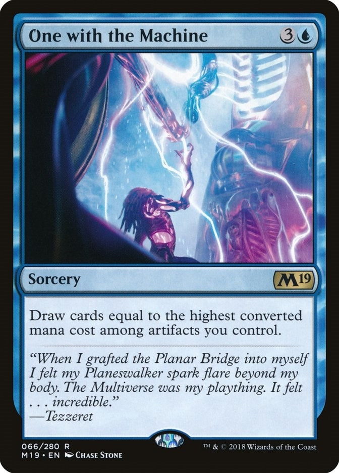 Image for One with the Machine (66) (M19) - Magic: The Gathering