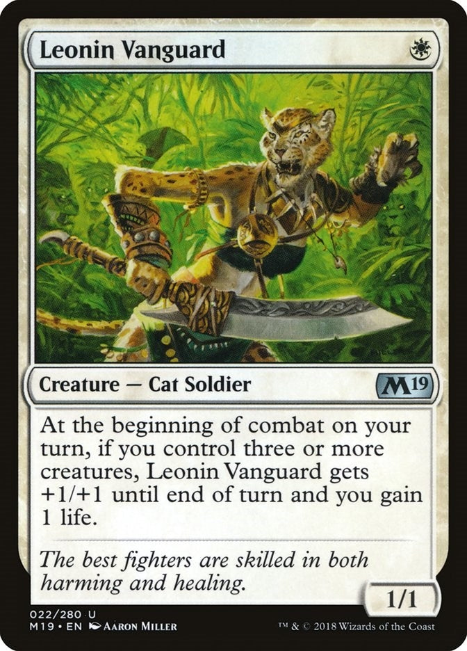 Image for Leonin Vanguard (22) - Magic: The Gathering