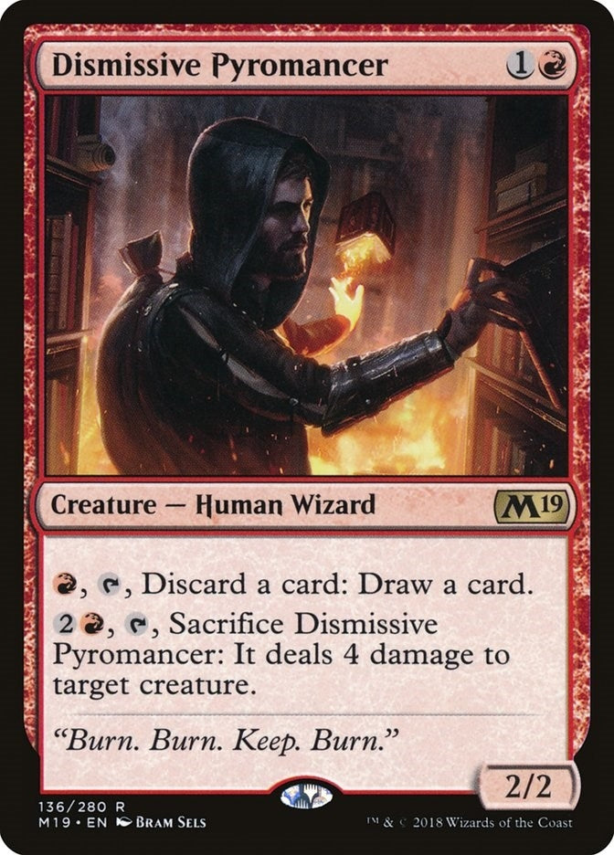 Image for Dismissive Pyromancer (136) - Magic: The Gathering