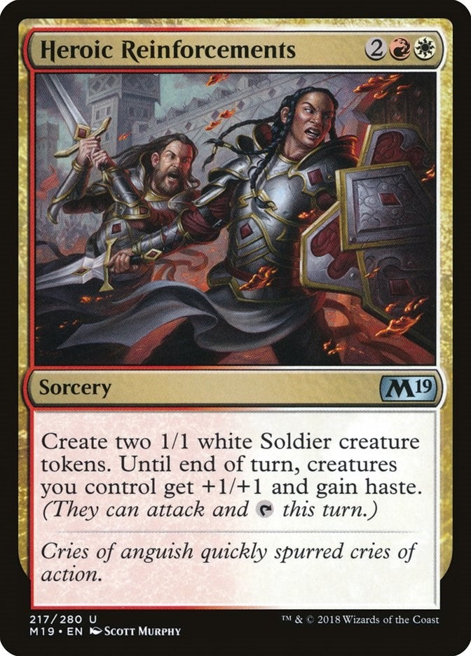 Image for Heroic Reinforcements (217) - Magic: The Gathering