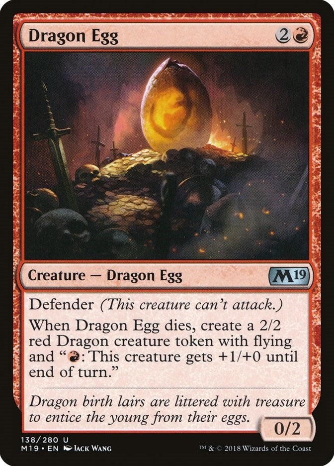 Image for Dragon Egg (138) - Magic: The Gathering