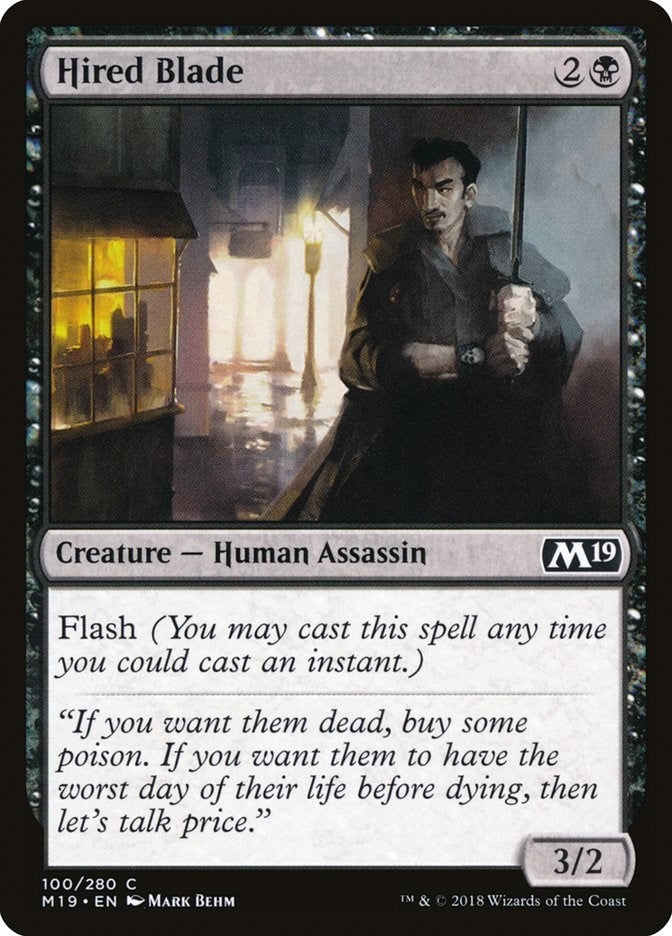 Image for Hired Blade (100) - Magic: The Gathering