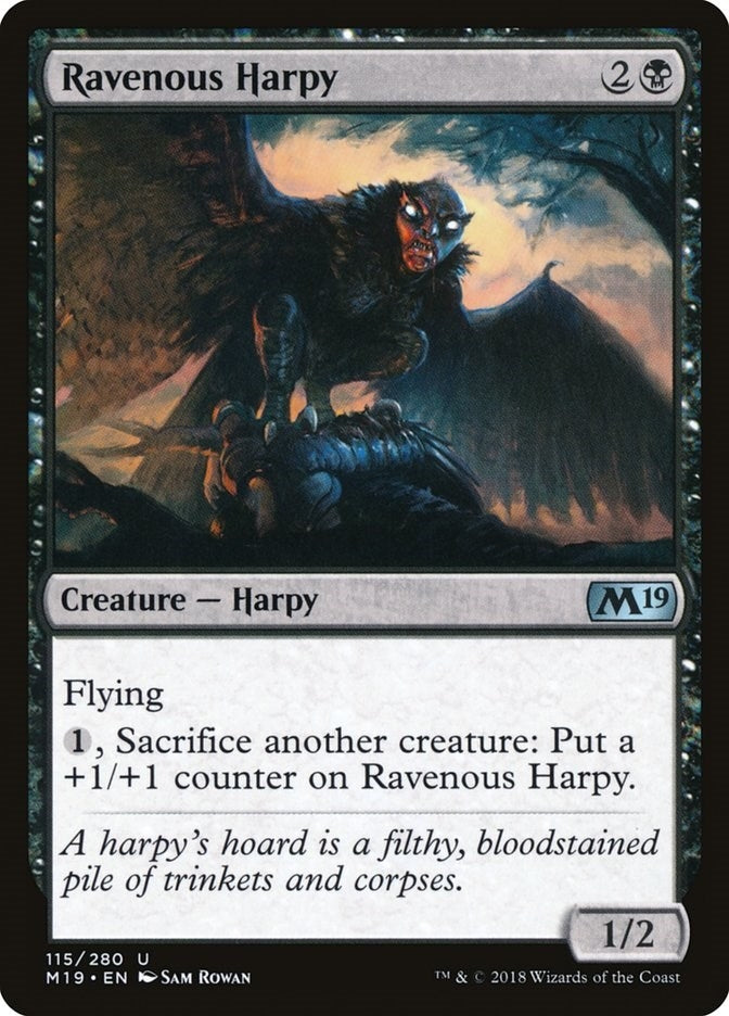 Image for Ravenous Harpy (115) - Magic: The Gathering