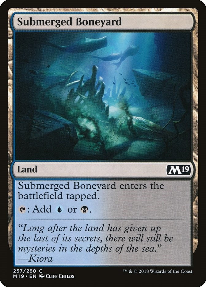 Image for Submerged Boneyard (257) - Magic: The Gathering