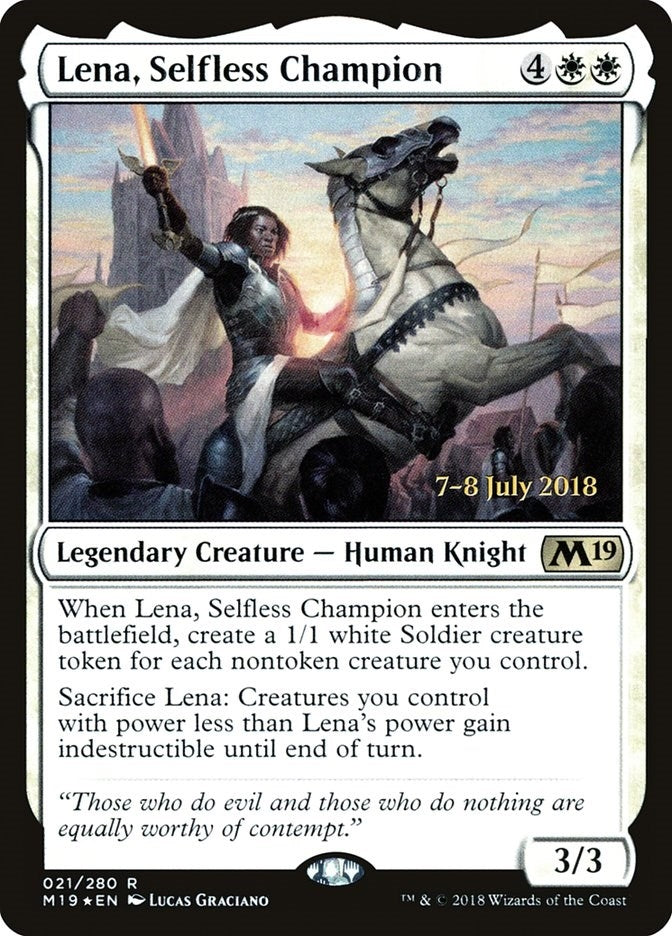 Image for Lena, Selfless Champion (21) - Magic: The Gathering