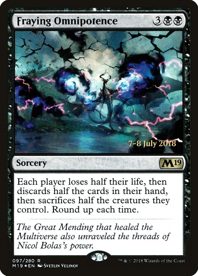 Image for Fraying Omnipotence (97) - Magic: The Gathering