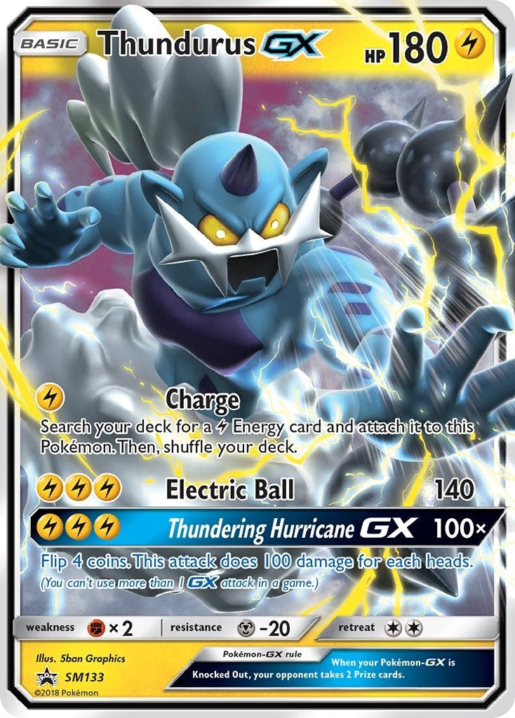 Image for Thundurus GX - SM133 (SM133) (SMP) - Pokemon
