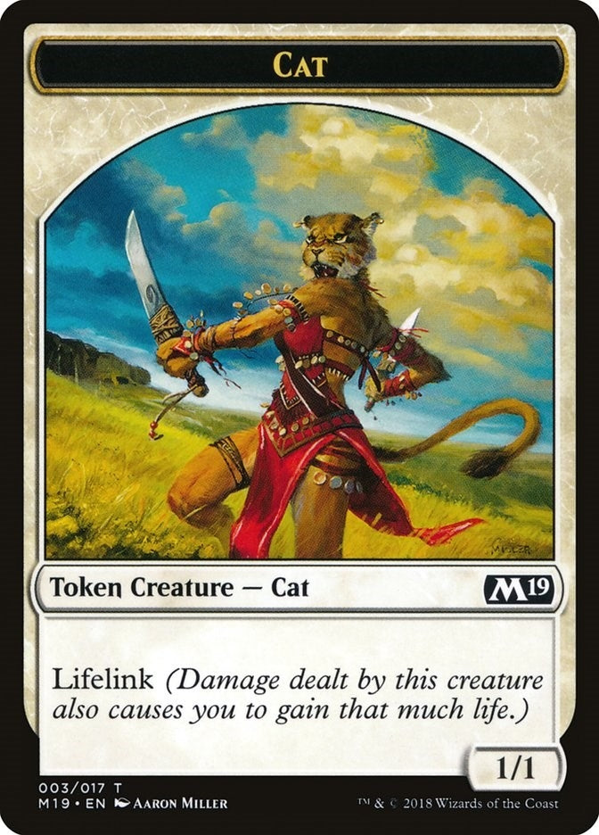 Image for Cat Token (3) - Magic: The Gathering