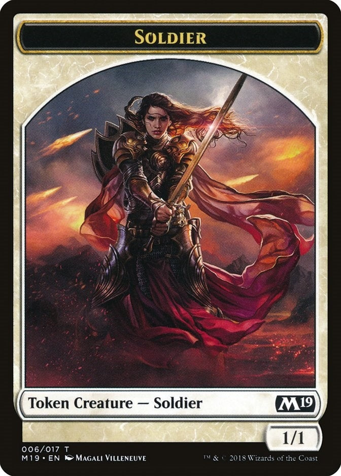 Image for Soldier Token (6) - Magic: The Gathering