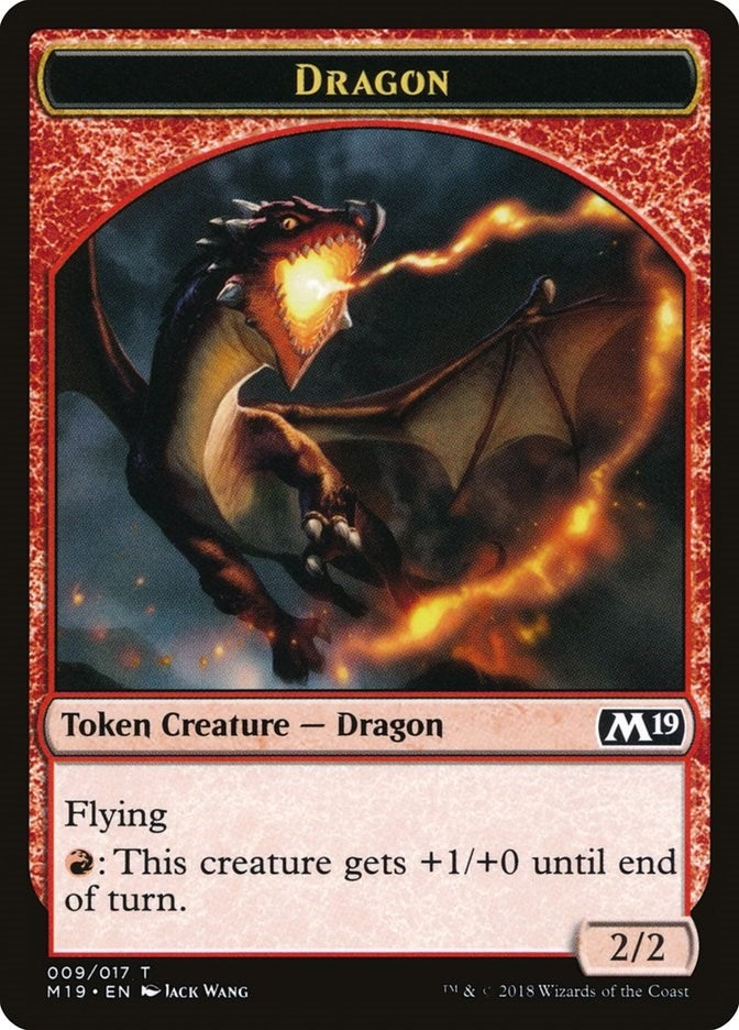 Image for Dragon Token (009) (9) - Magic: The Gathering
