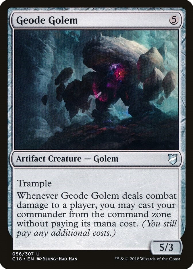 Image for Geode Golem (56) - Magic: The Gathering