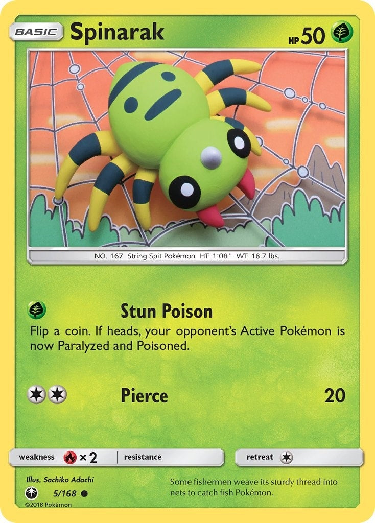 Image for Spinarak (5/168) (CES) - Pokemon