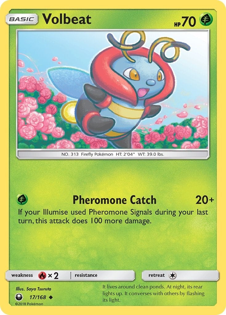 Image for Volbeat (17/168) (CES) - Pokemon