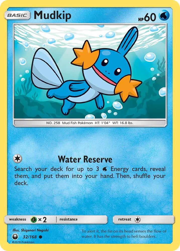 Image for Mudkip (32) (32/168) (CES) - Pokemon