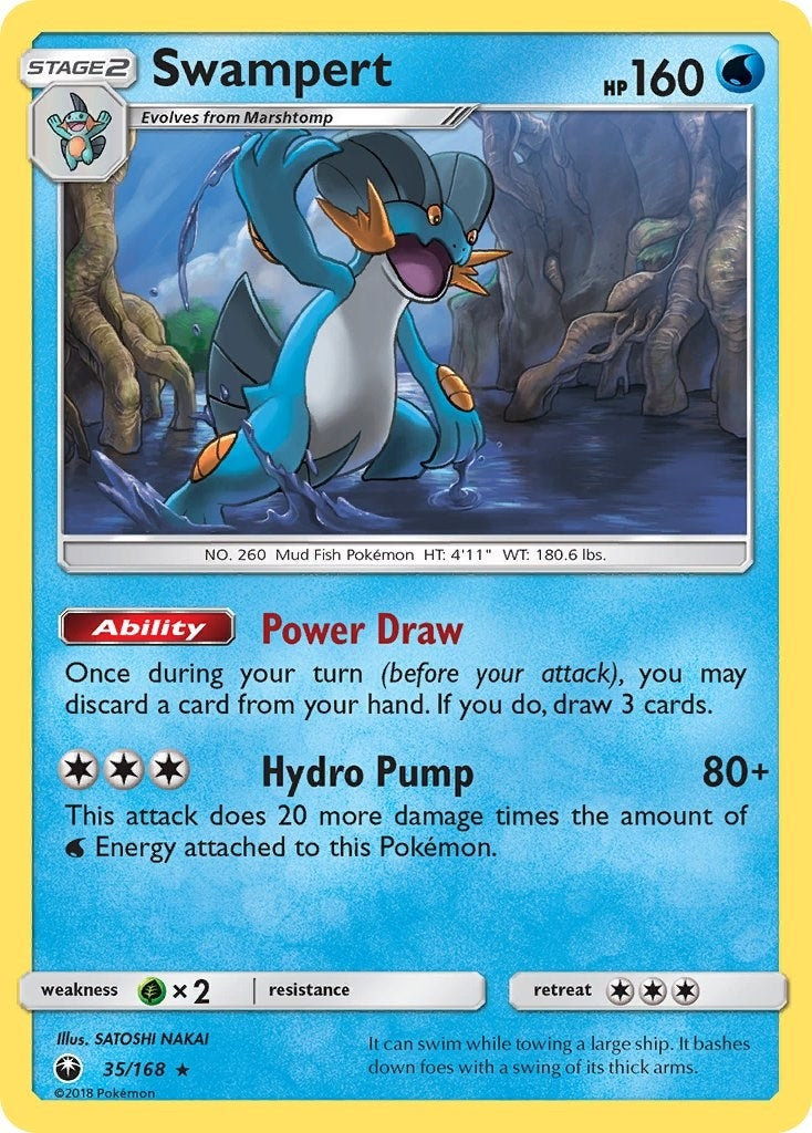 Image for Swampert (35/168) (CES) - Pokemon