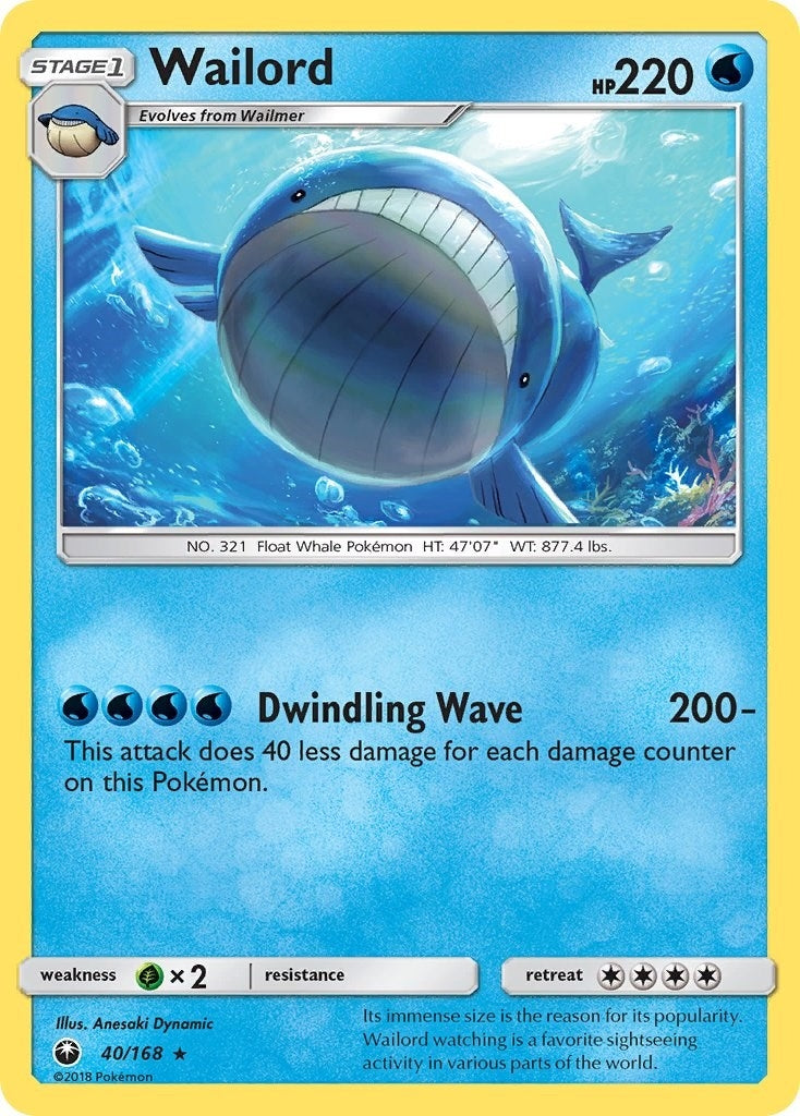 Image for Wailord (40/168) (CES) - Pokemon