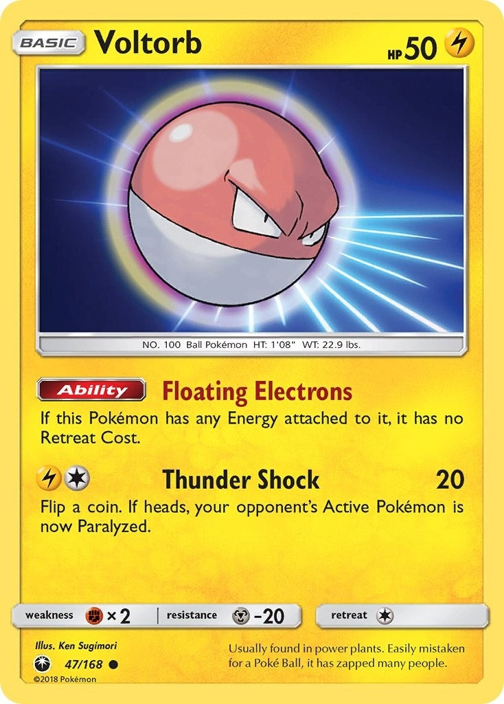 Image for Voltorb (47/168) (CES) - Pokemon