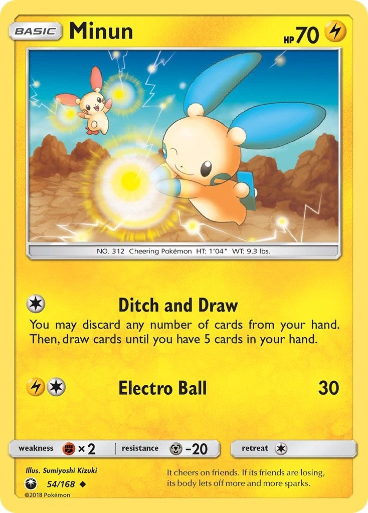 Image for Minun (54/168) (CES) - Pokemon