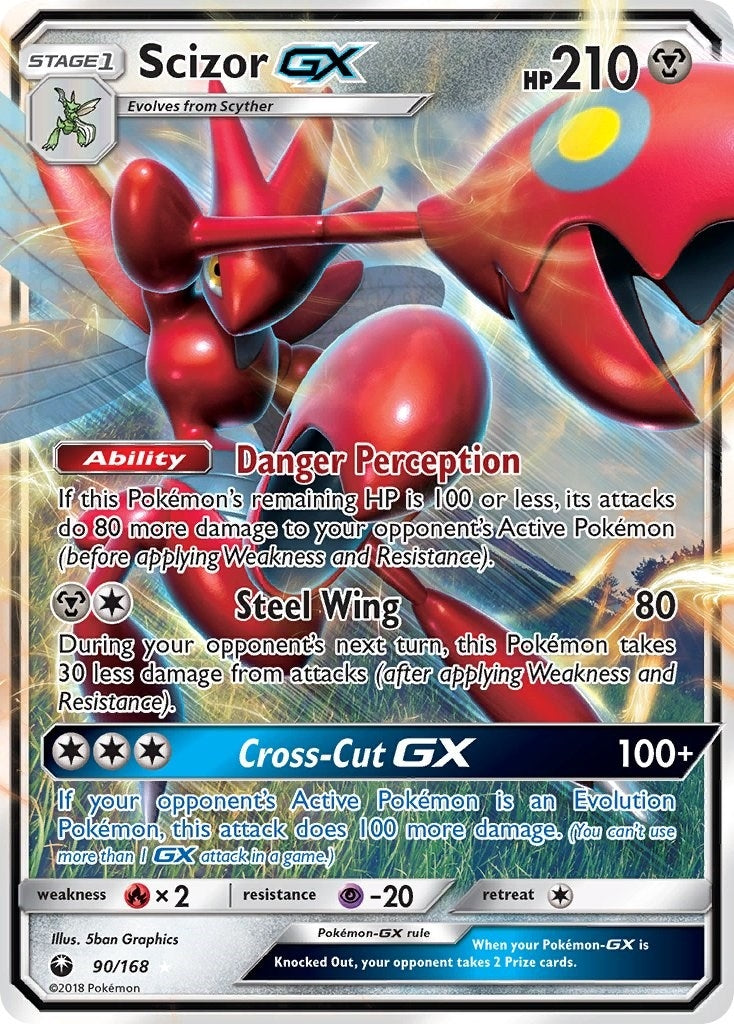 Image for Scizor GX (90/168) (CES) - Pokemon