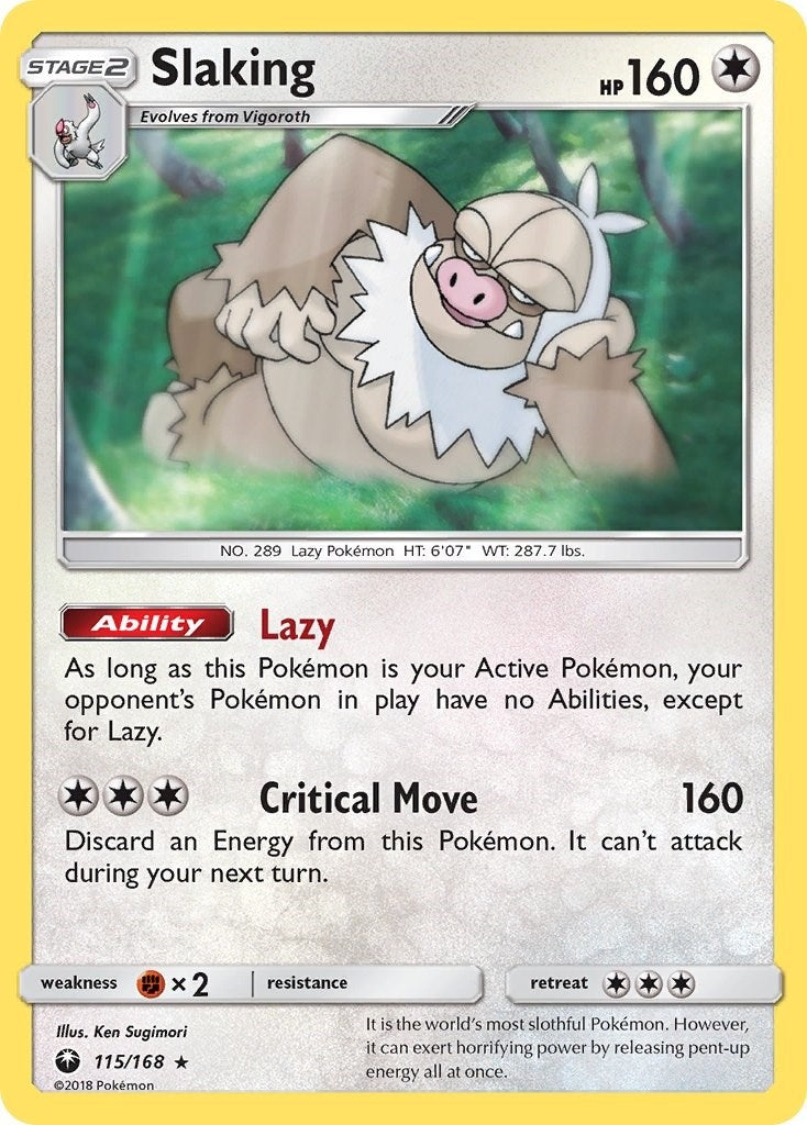 Image for Slaking (115/168) (CES) - Pokemon
