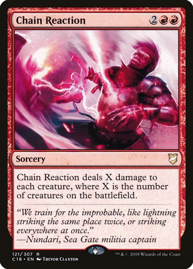 Image for Chain Reaction (121) - Magic: The Gathering