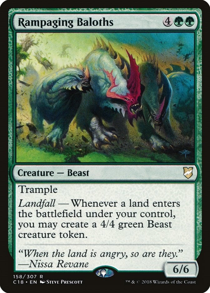 Image for Rampaging Baloths (158) - Magic: The Gathering