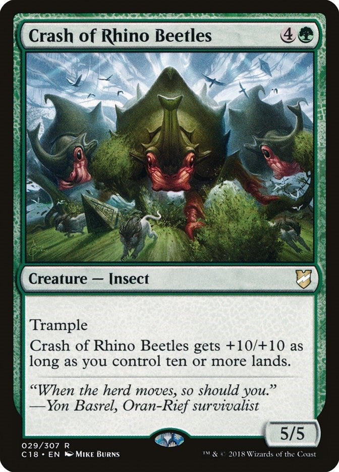 Image for Crash of Rhino Beetles (29) - Magic: The Gathering