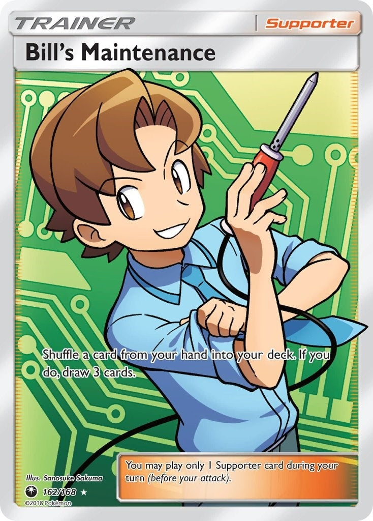 Image for Bill's Maintenance (Full Art) (162/168) (CES) - Pokemon