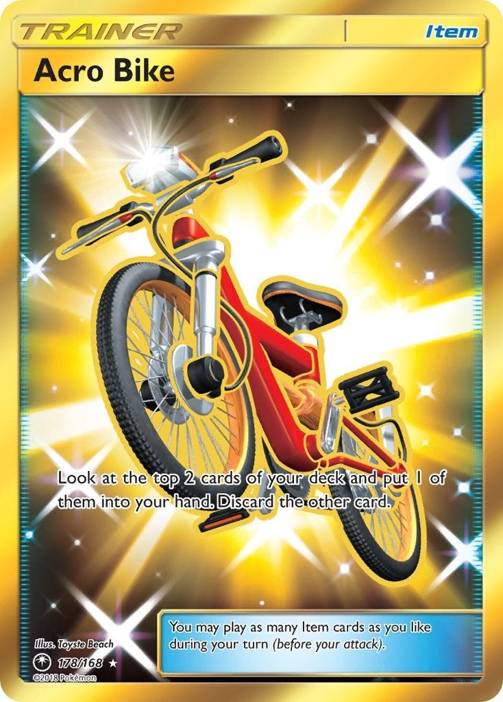 Image for Acro Bike (Secret) (178/168) (CES) - Pokemon
