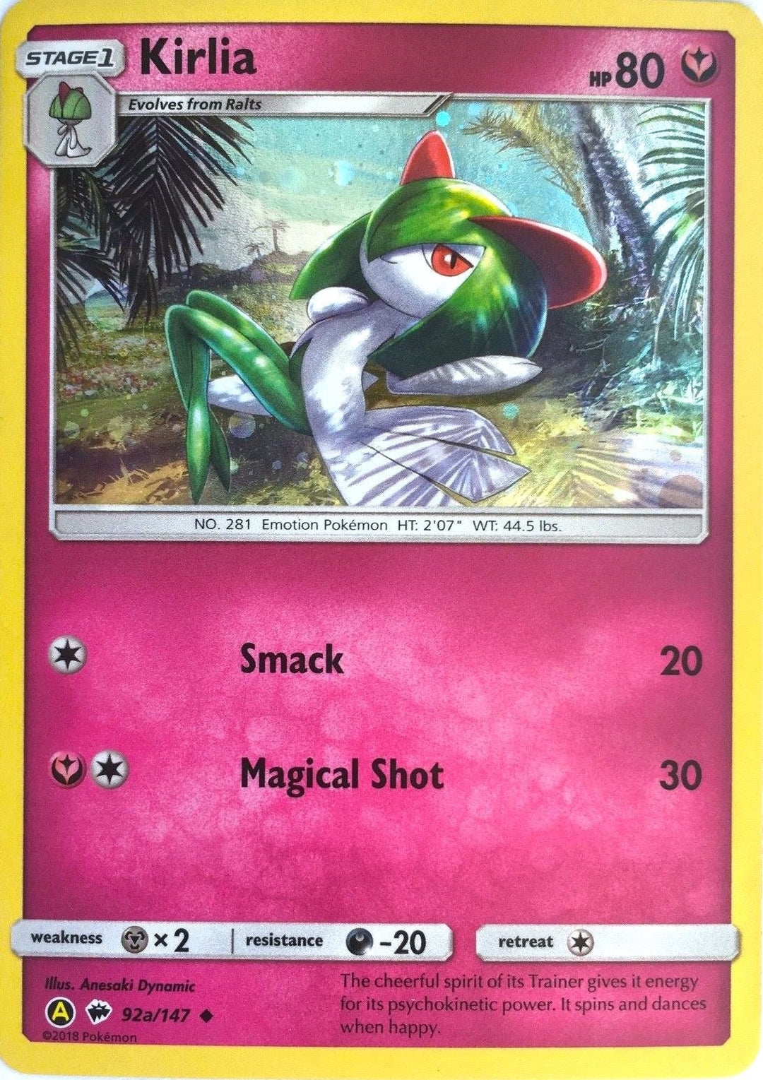 Image for Kirlia - 92a/147 (092a/147) (PR) - Pokemon