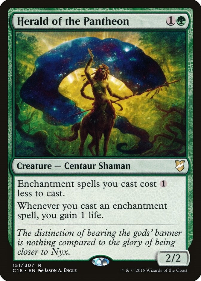 Image for Herald of the Pantheon (151) (C18) - Magic: The Gathering