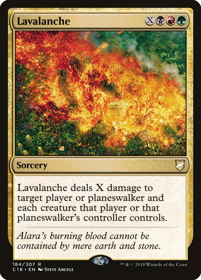 Image for Lavalanche (184) - Magic: The Gathering