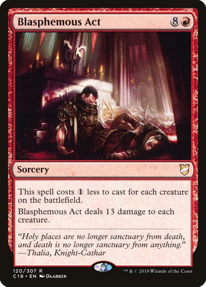 Image for Blasphemous Act (120) - Magic: The Gathering