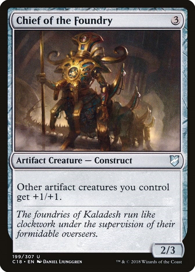 Image for Chief of the Foundry (199) - Magic: The Gathering